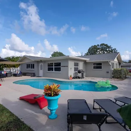 Family Retreat With Pool Near Beach & Img Academy